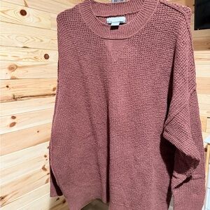 Natural Reflections Women's Crew Neck Sweater - Warm Brown